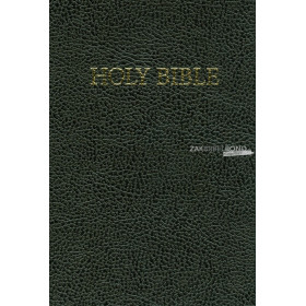 English Bible in the King James Version - Royal Ruby Text Bible (hardback) - Black