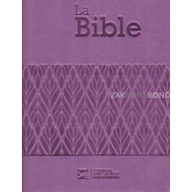 French Bible Segond 21 compact Vivella purple