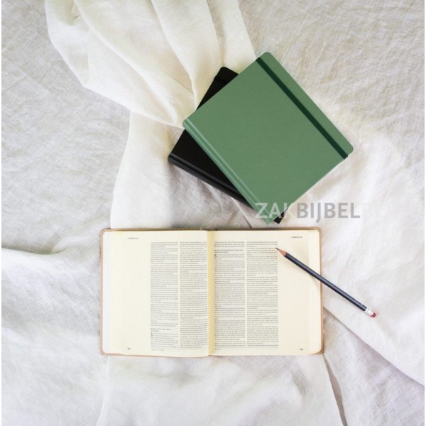 Dutch HSV Notebook Bible - Olive green