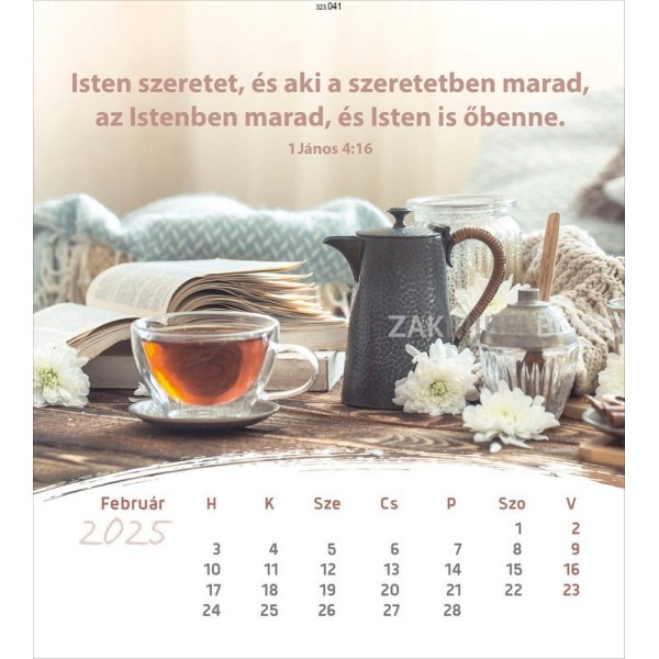 Hungarian postcard calendar 2025 - Life for you