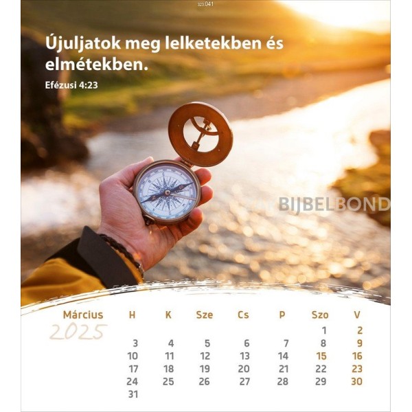 Hungarian postcard calendar 2025 - Life for you