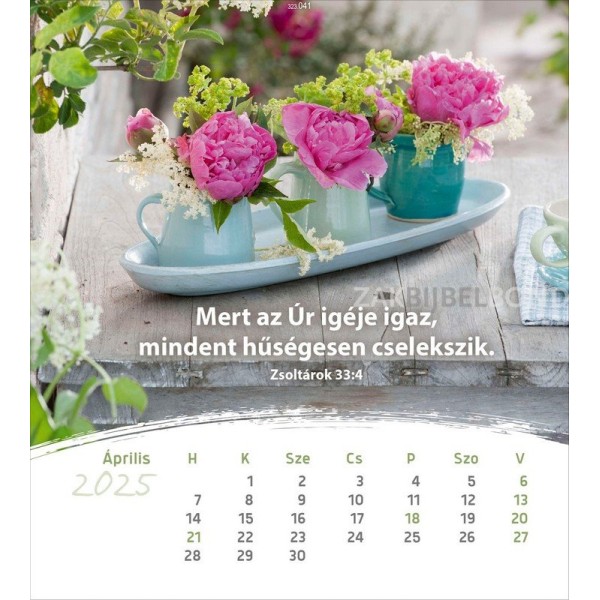 Hungarian postcard calendar 2025 - Life for you