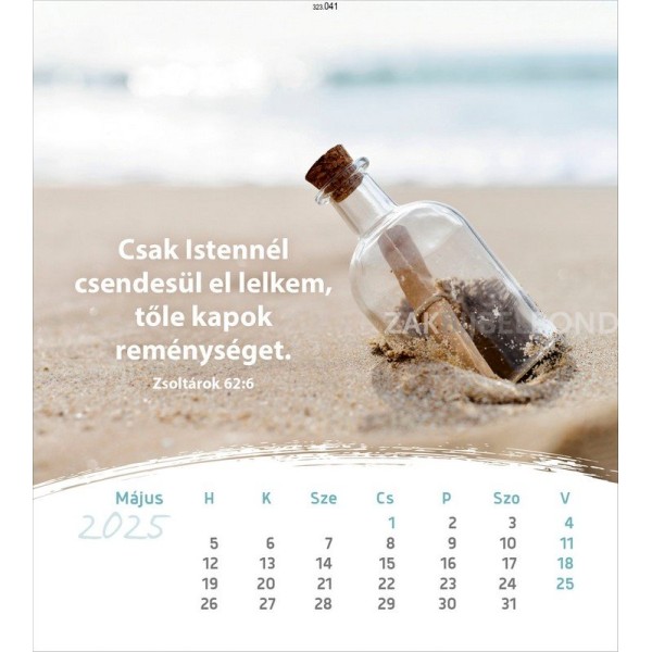 Hungarian postcard calendar 2025 - Life for you