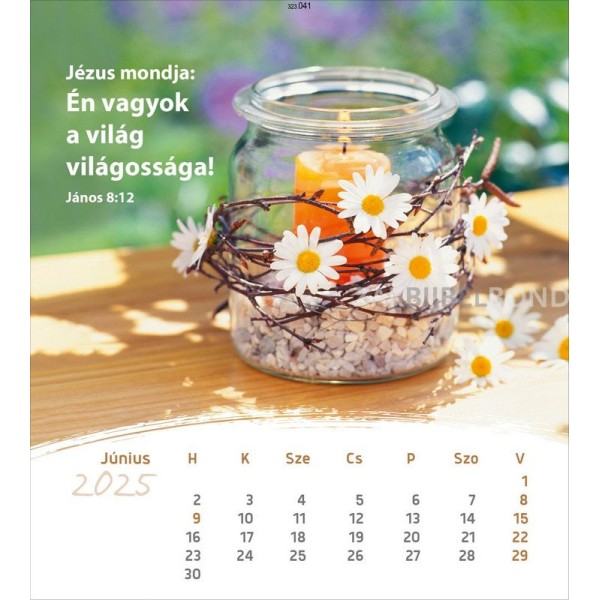 Hungarian postcard calendar 2025 - Life for you