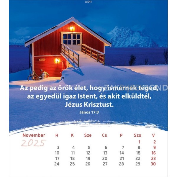 Hungarian postcard calendar 2025 - Life for you