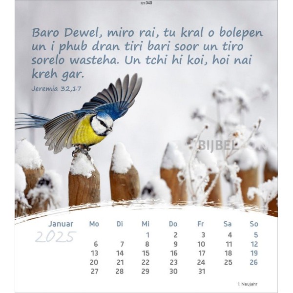 Romani ansichtkaartenkalender 2025 - Leven voor jou