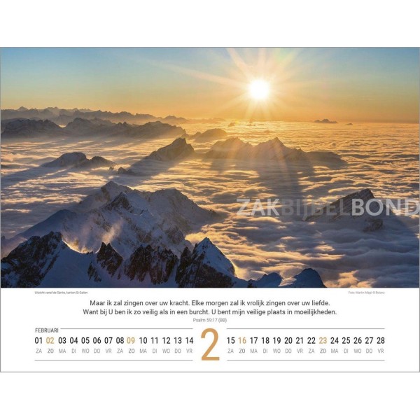 Nederlandse Zwitserlandkalender 2025